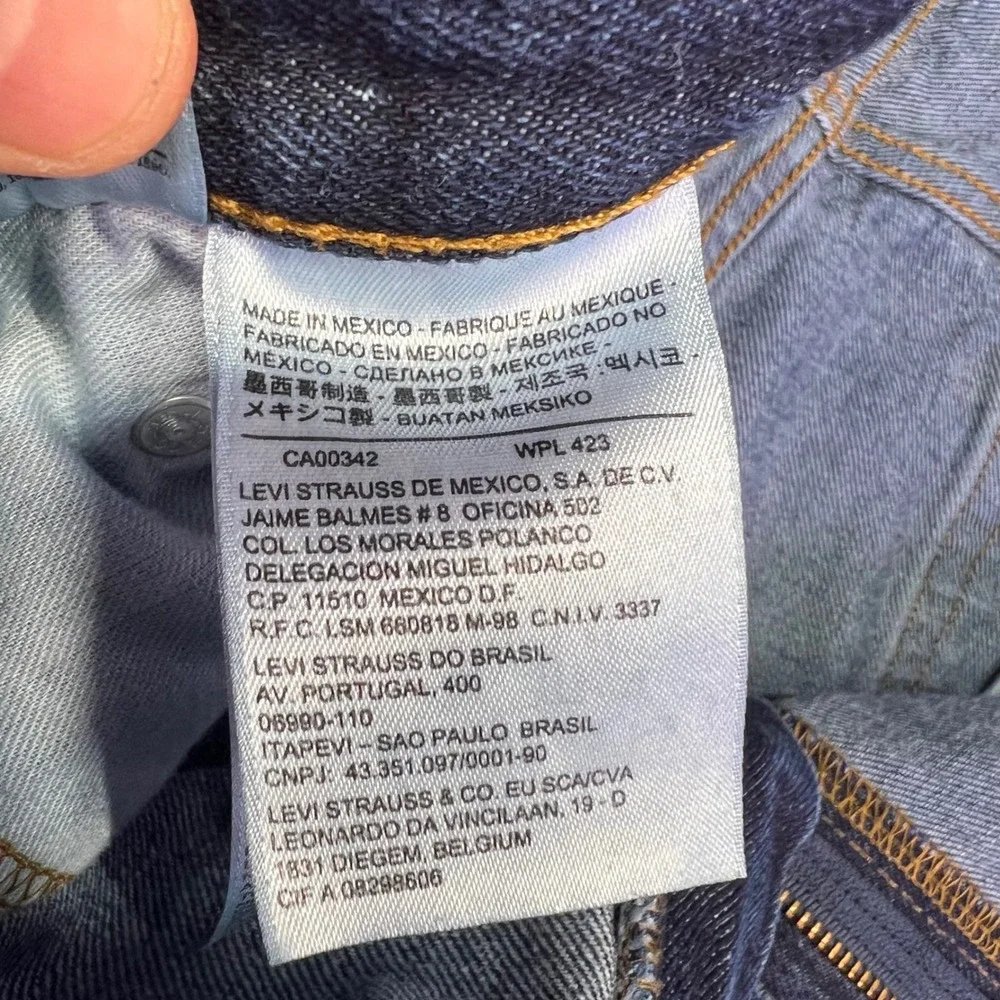 Levis 517 Jeans Mens 41x30 Dark Indigo Bootcut Denim Western Workwear Cowboy